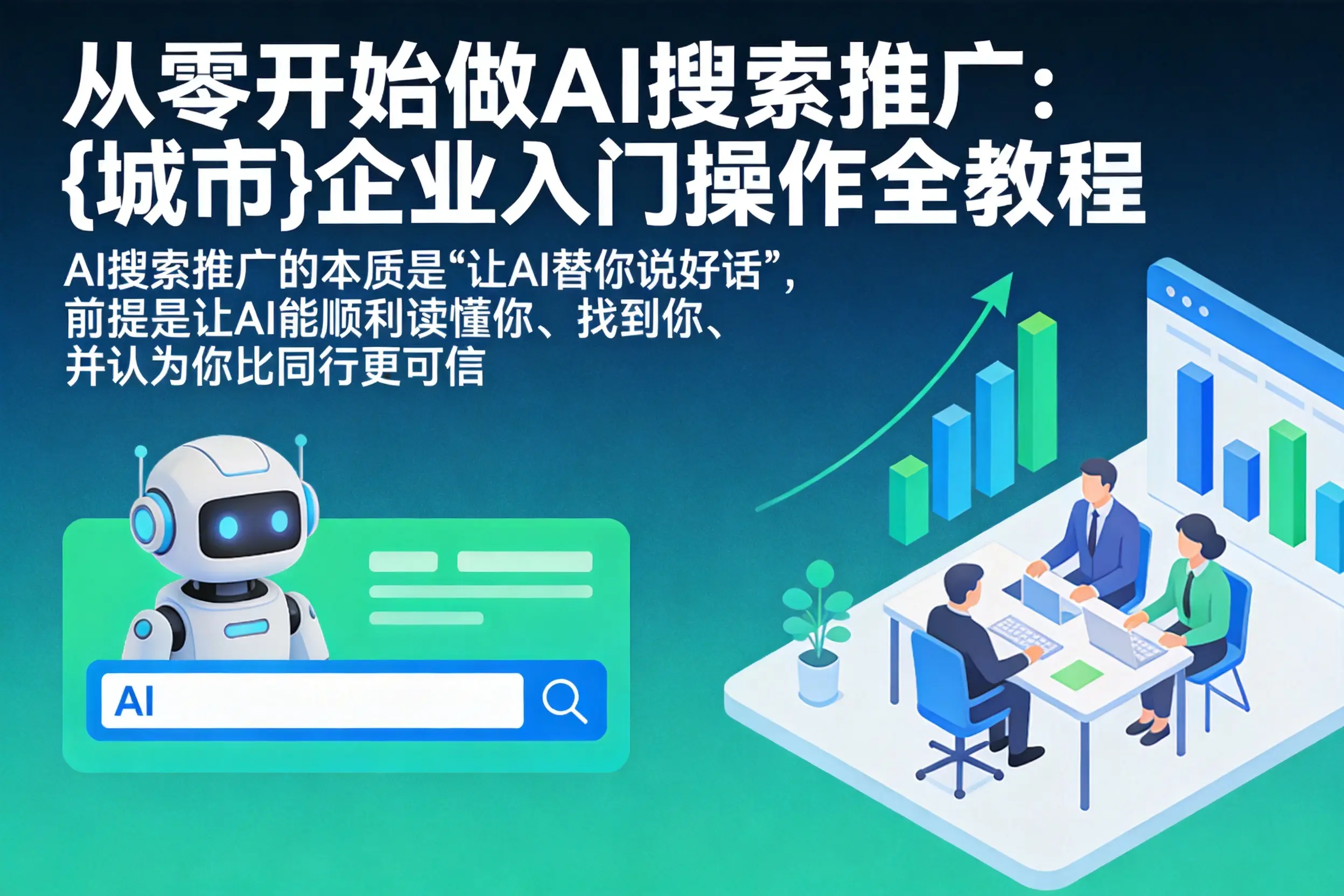 从零开始做AI搜索推广：内江企业入门操作全教程