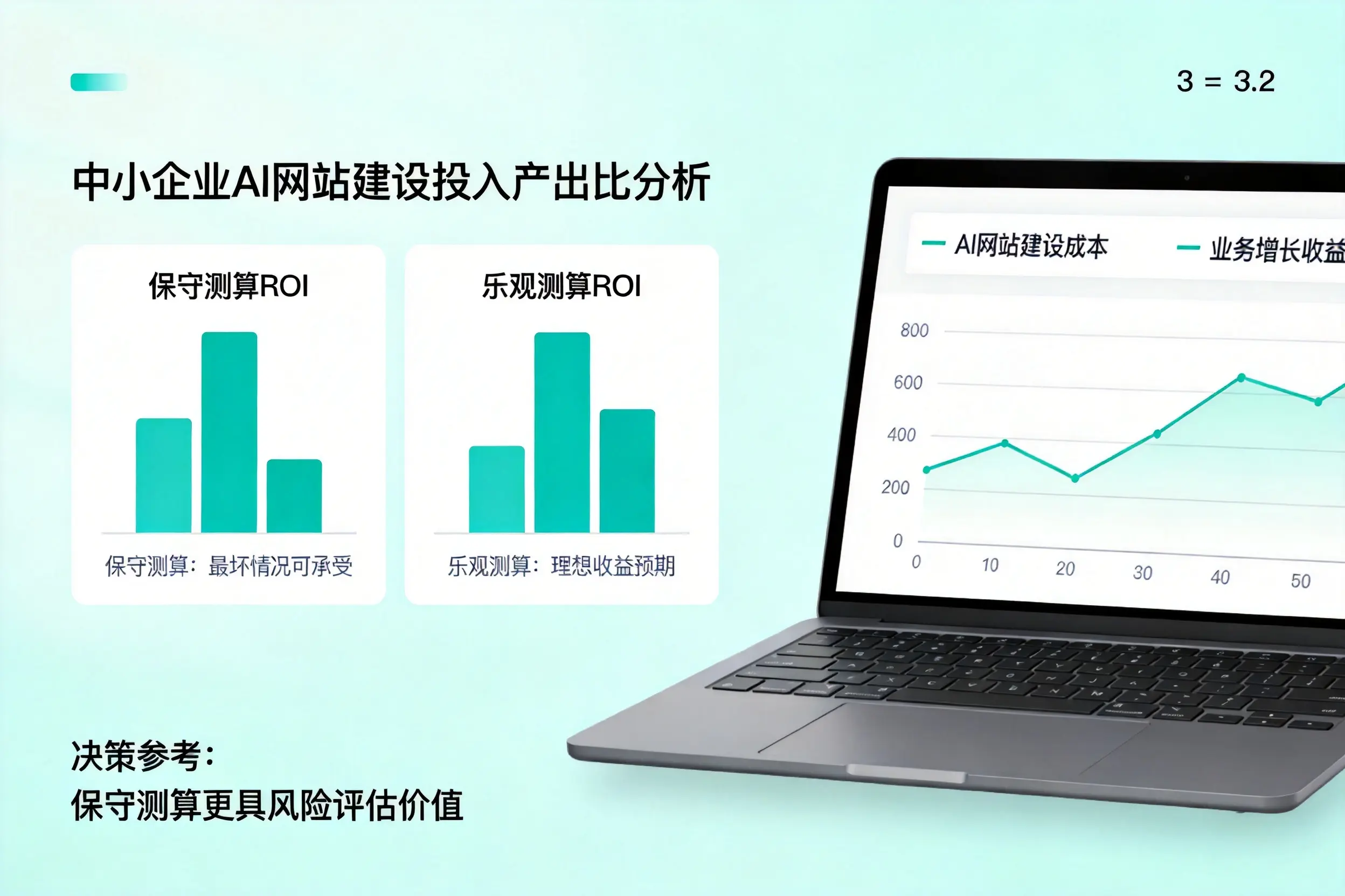 内江中小企业AI网站建设投入产出比怎么算？先看这份分析