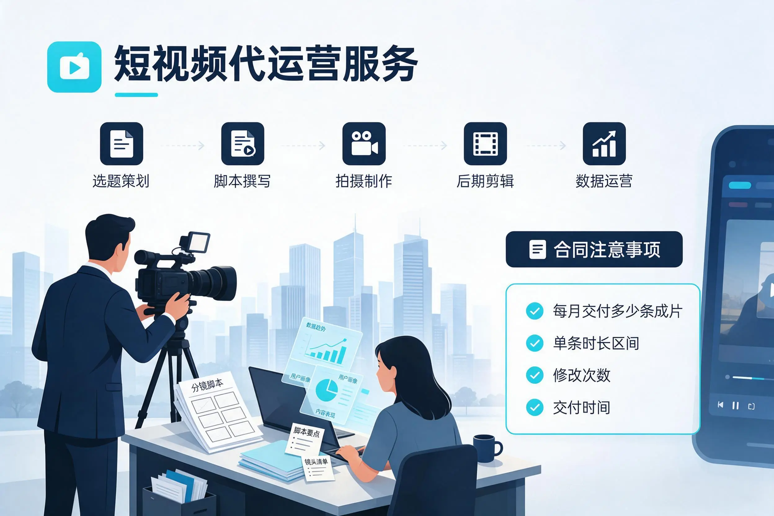 短视频代运营包含哪些服务?内江企业常见问题科普
