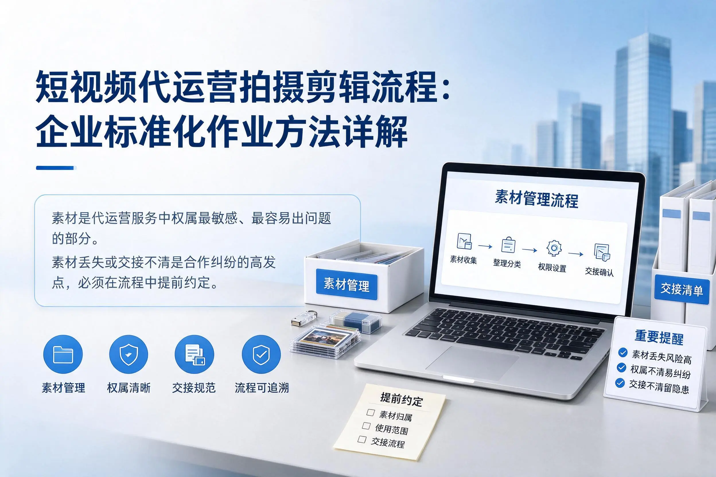短视频代运营拍摄剪辑流程：内江企业标准化作业方法详解