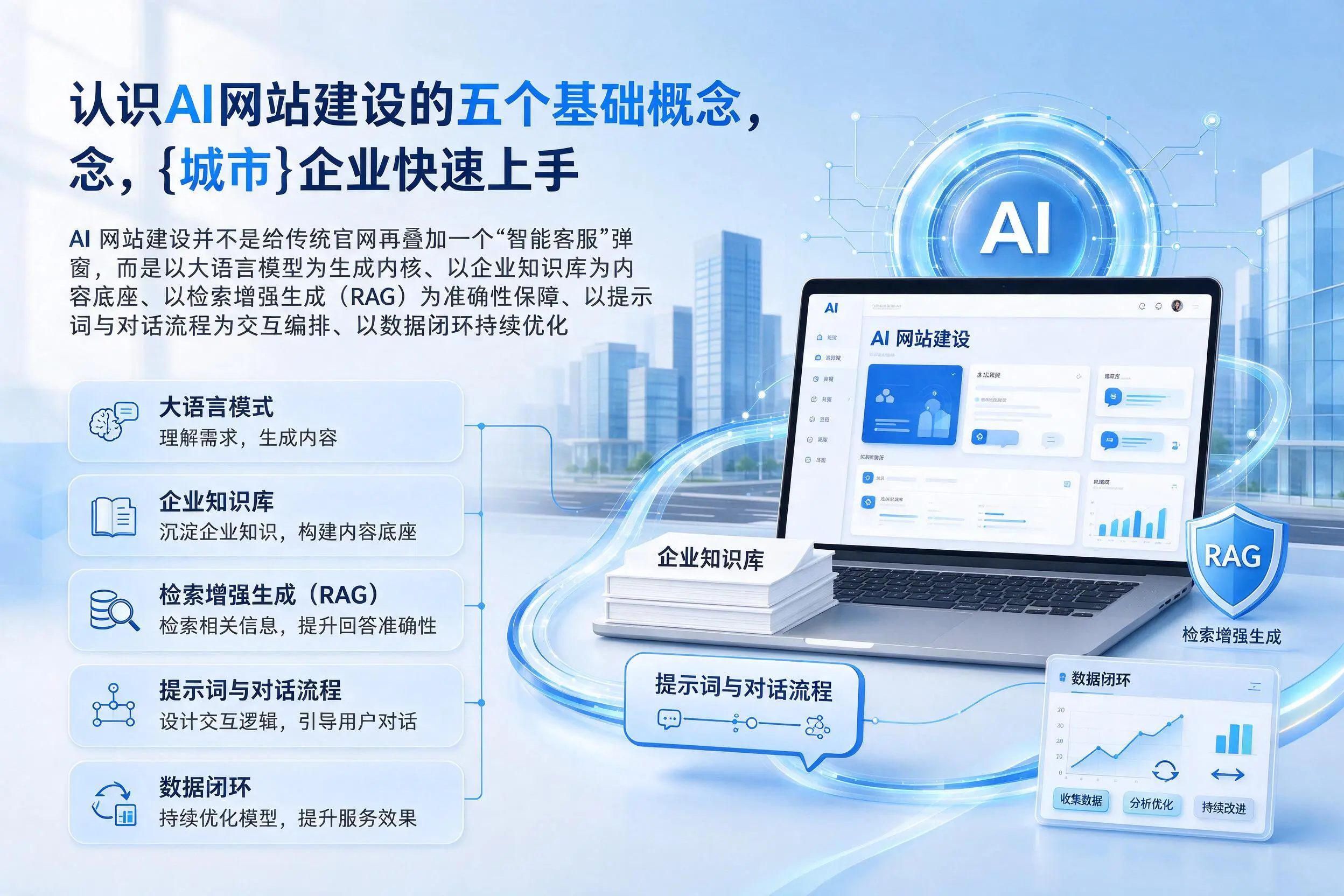 认识AI网站建设的五个基础概念,内江企业快速上手