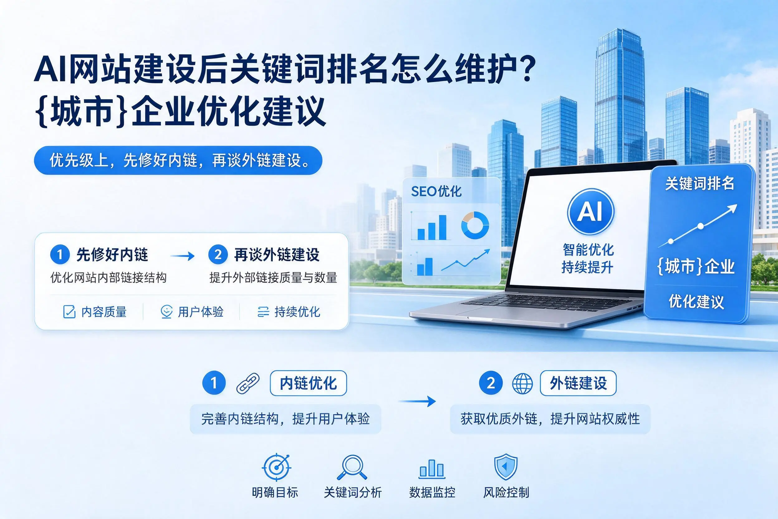 AI网站建设后关键词排名怎么维护？内江企业优化建议